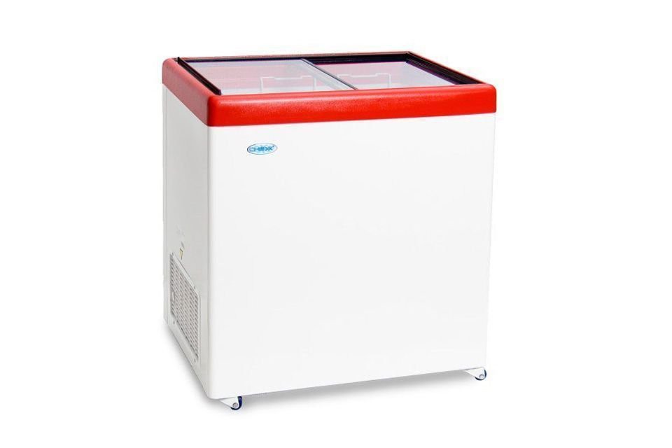 Ларь морозильный Снеж МЛП 350 красный