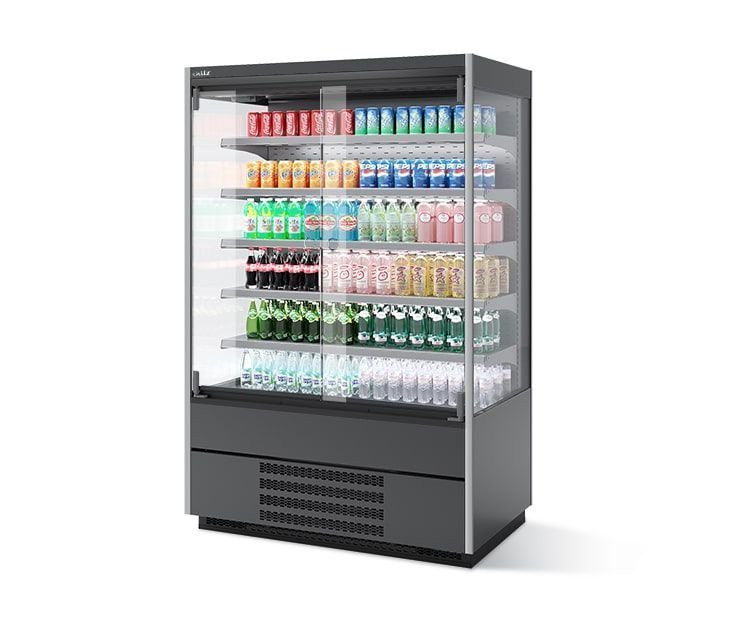 Комплект дверей single glass для витрины berg 190