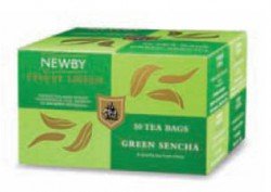 Чай зеленый ароматизированный Newby Green Sencha / Зеленая Сенча Пакетики для чашек (50 шт.)